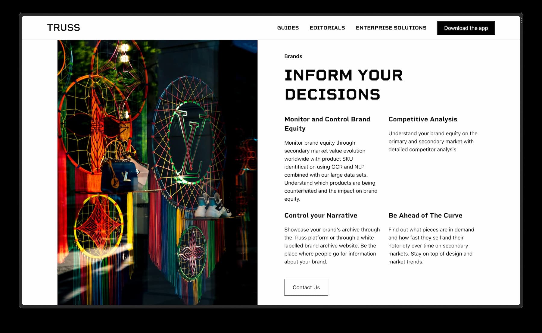 Truss Archive Website and Branding