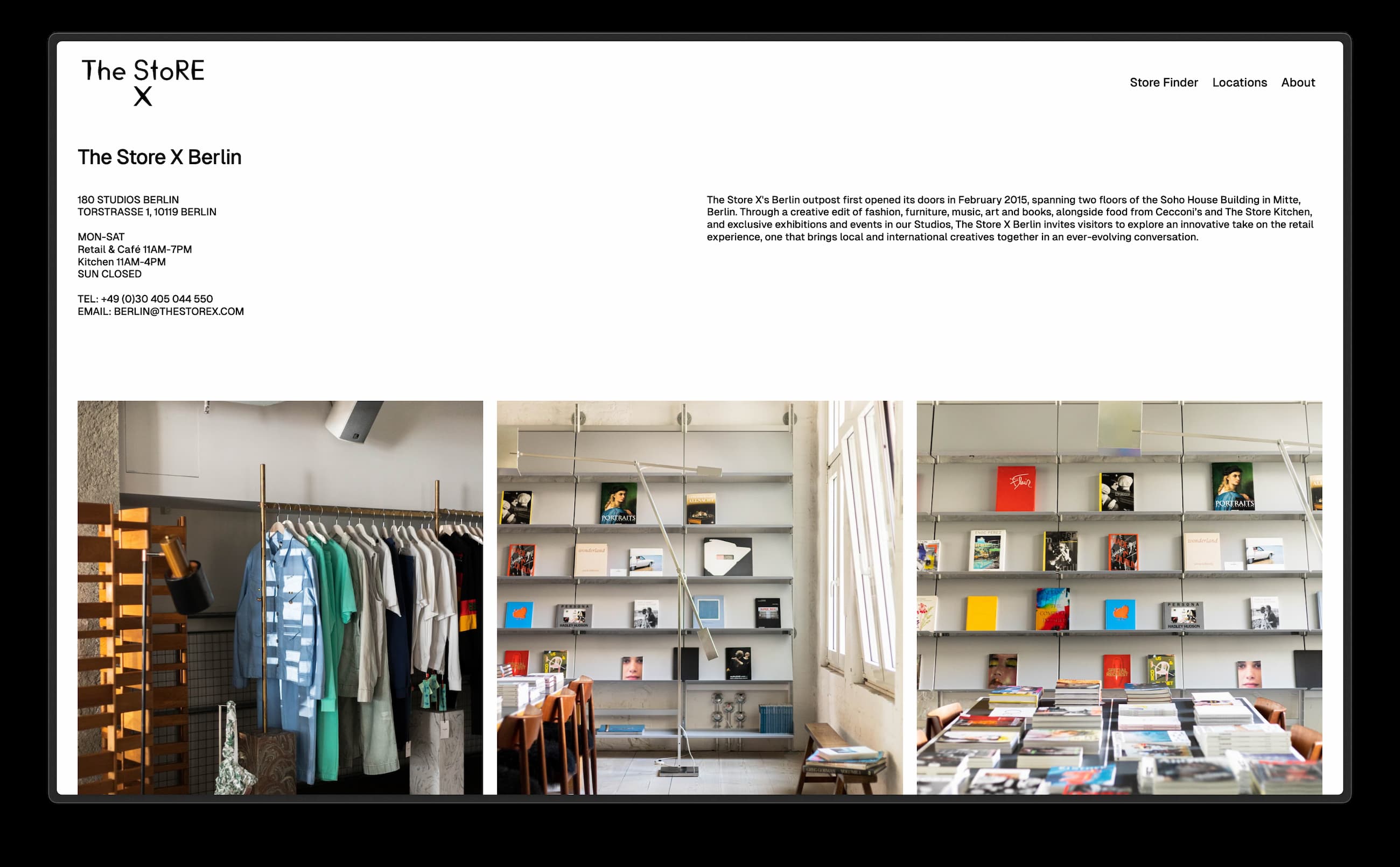 The Store X Website