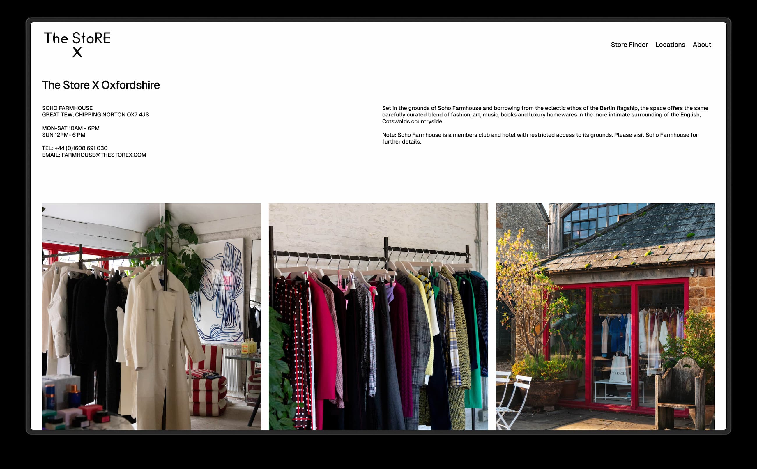 The Store X Website