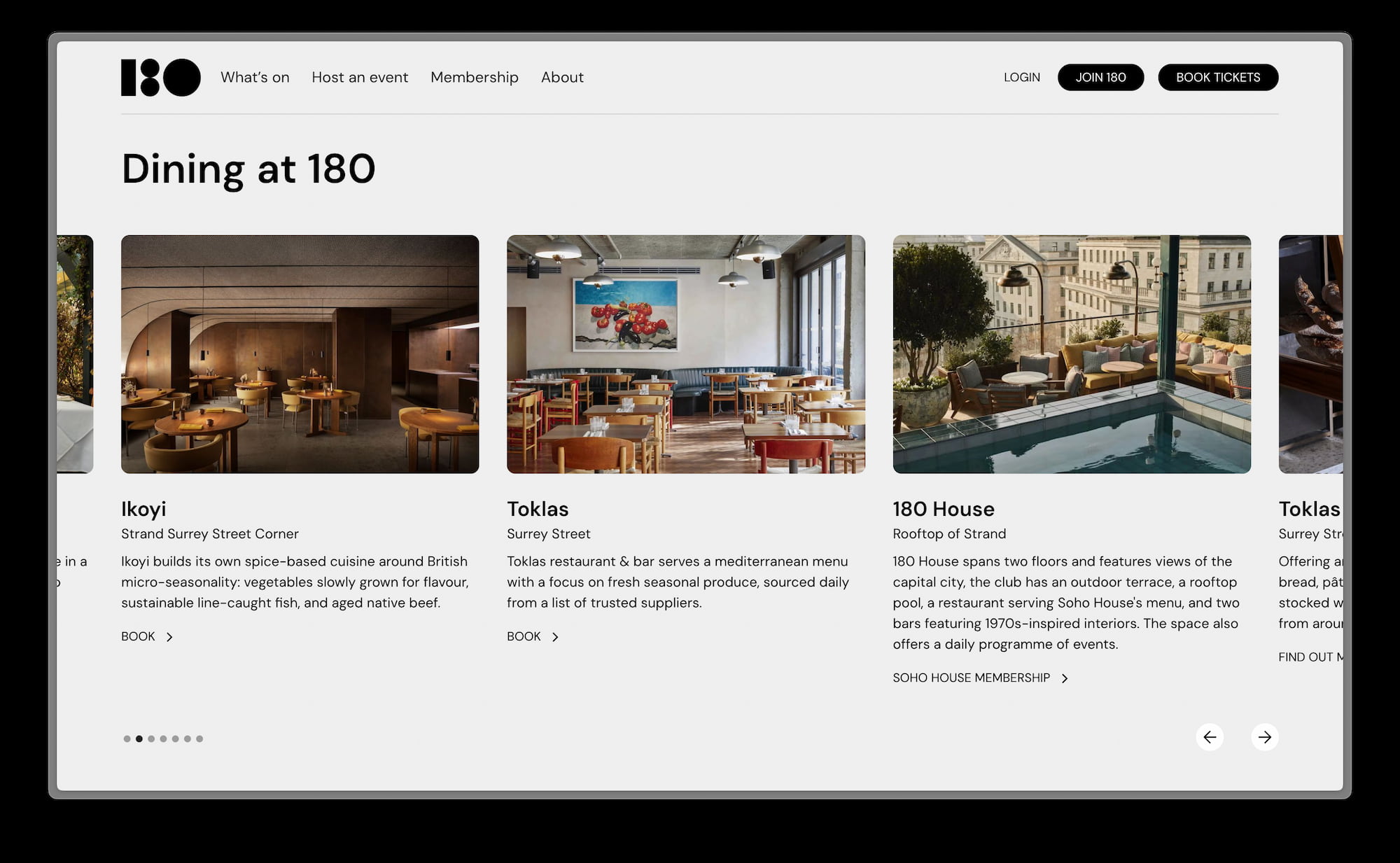 180 Studios Website 2024